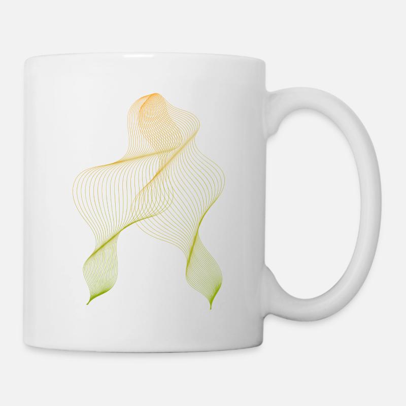 GeoFusion 2: Bold Shapes, Modern Geometric Design - Mug - white
