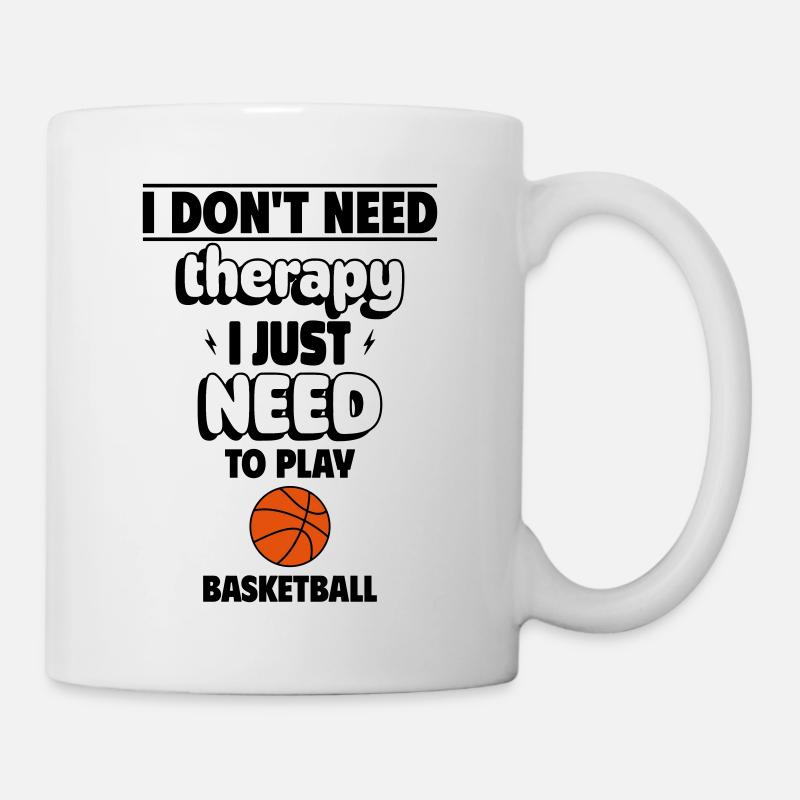 Besoin de jouer au basket-ball - Mug blanc - blanc