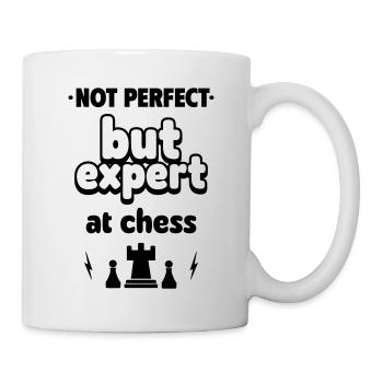 Experte im Schach - Tasse - Weiß - Rechts