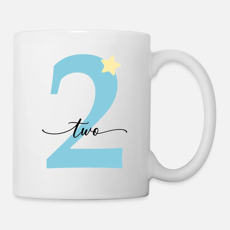 2nd birthday two years - Mug - white