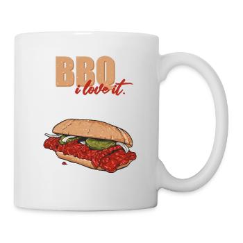 BBQ // Illustration - Tasse - Weiß - Rechts