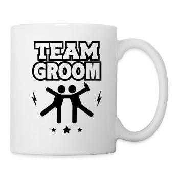 Groom's team, bachelor party - Mug - white - Right