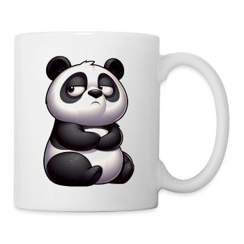 Panda Bull Bull Funny Cartoon Comic - Mug - white - Right