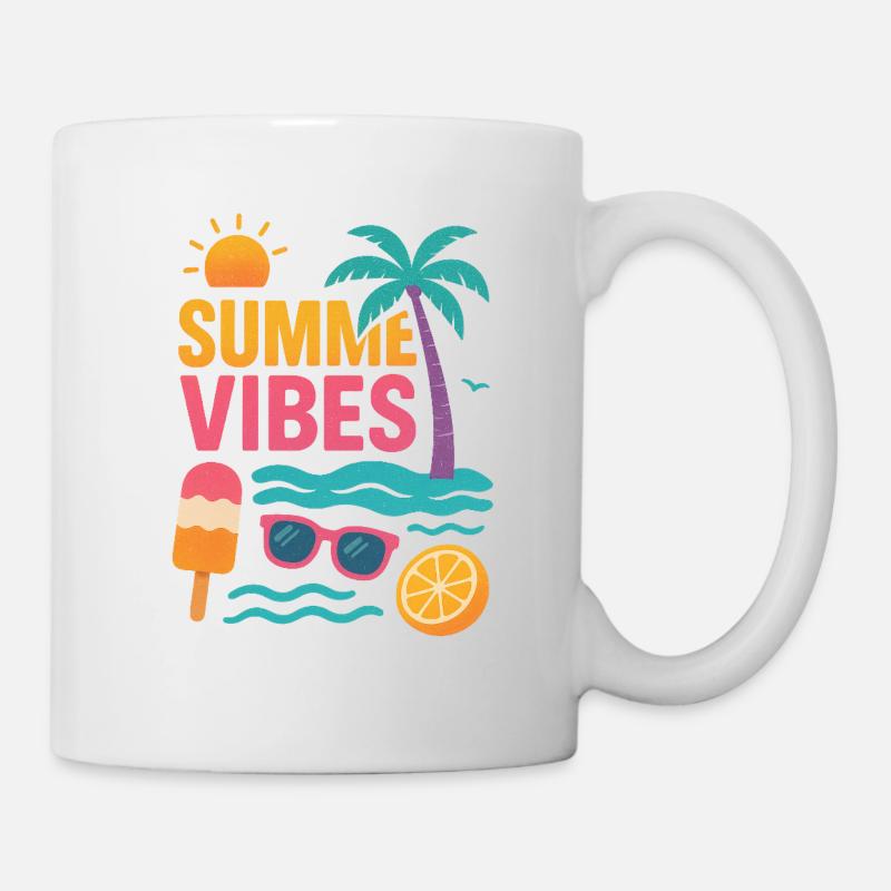 Ambiance estivale - Mug blanc - blanc