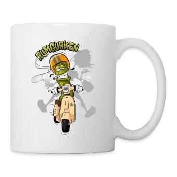 Rumgurken - Tasse - Weiß - Rechts