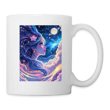 Girl in Galaxy - Mug - white - Right