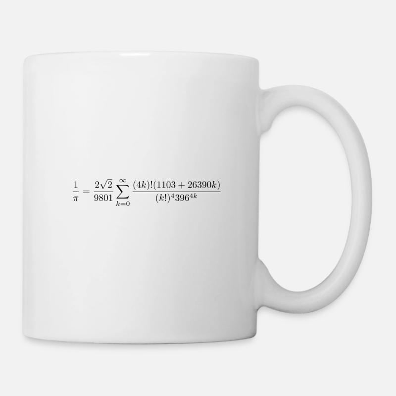 Formule Ramanujan Pi - Mug blanc - blanc