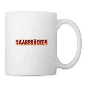 Saarbrücken - Tasse - Weiß - Rechts