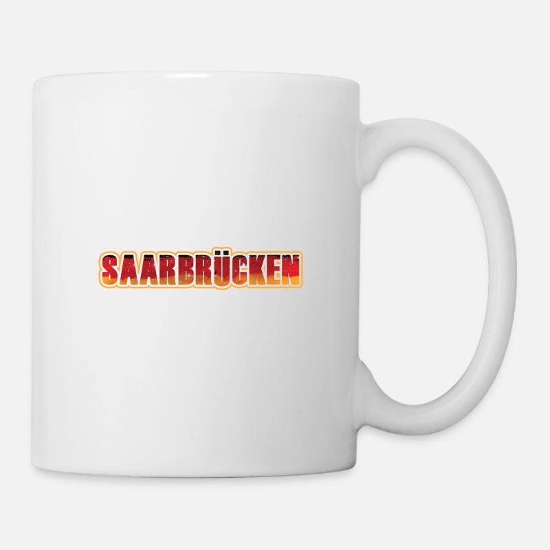 Saarbrücken - Tasse - Weiß