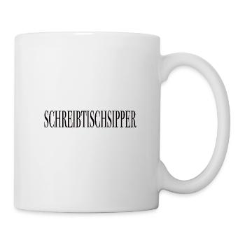 Kaffeespruch Schreibtischsipper - Tasse - Weiß - Rechts