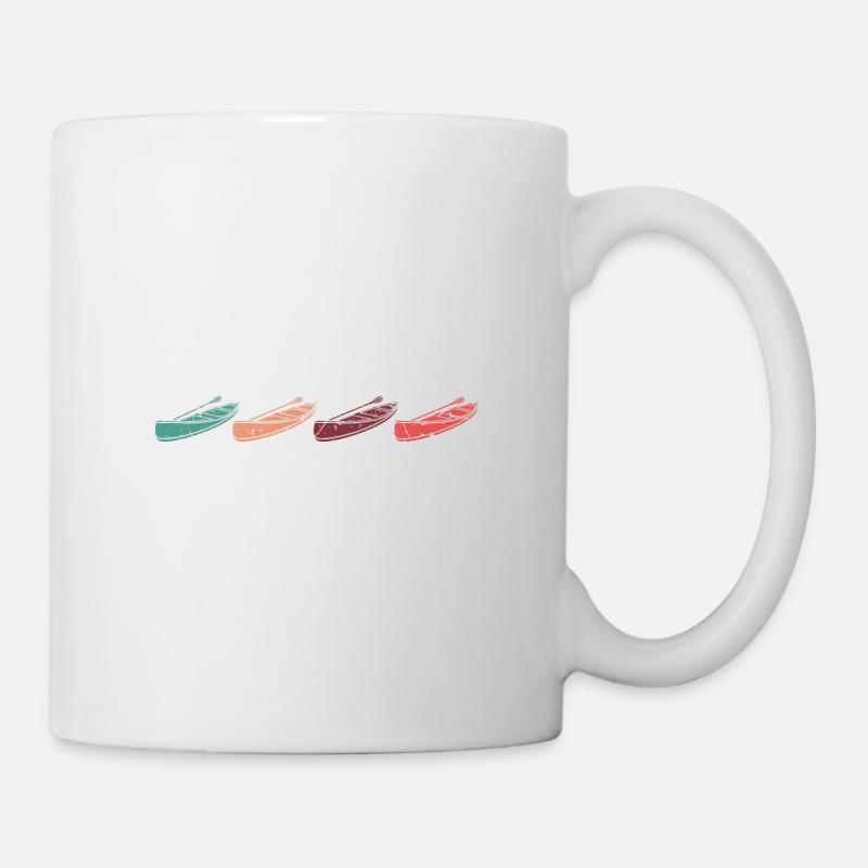 Kajak Kayaking Kanu - Tasse - Weiß