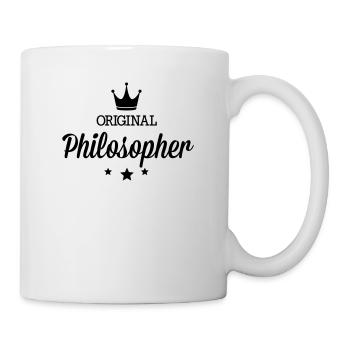 Original three star deluxe philosopher - Mug - white - Right