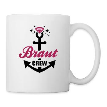 JGA T-Shirt - Team Braut - Braut Crew - Braut - Tasse - Weiß - Rechts