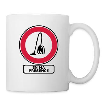 Vakuum verboten Präsenz - Tasse - Weiß - Rechts