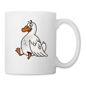 ente duck poultry animal animaux - Mug blanc - blanc - Droite