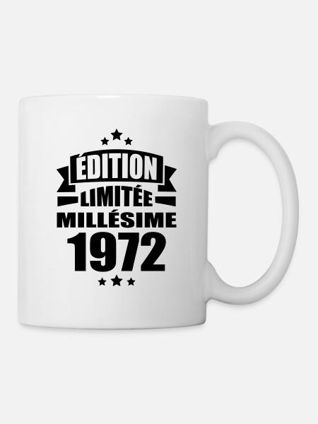 édition limitée millésime 1972 - Mug blanc - blanc
