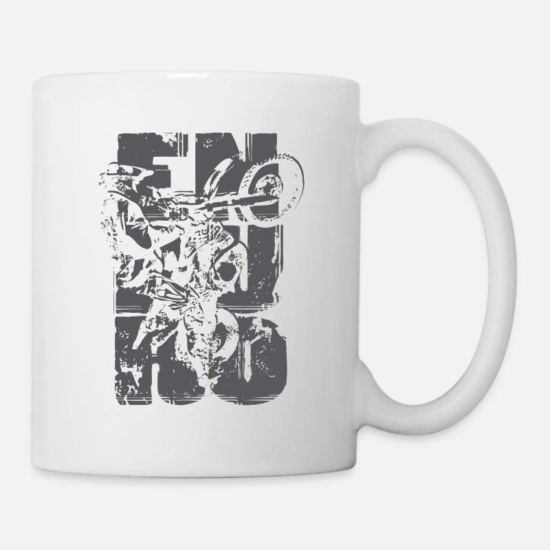 EnduroCross 01 - Mug blanc - blanc