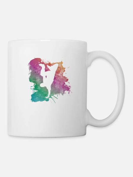 Hip Hop de Breakdance - Mug blanc - blanc
