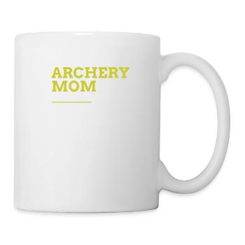 Bogenschießen Mom - Tasse - Weiß - Rechts