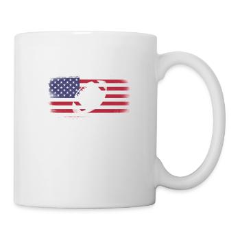 American Flag Football - Mug - white - Right