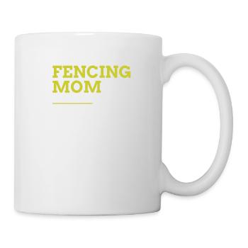 Fencing Mom - Mug - white - Right