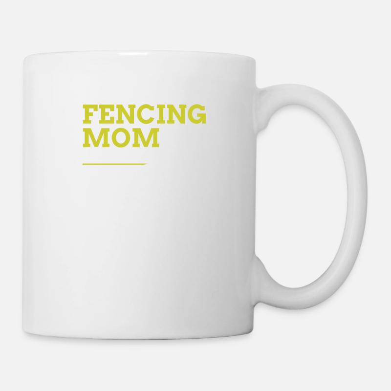 Fechten Mama - Tasse - Weiß