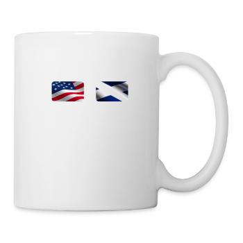 Half Scottish Half American Totally Awesome - Mug - white - Right