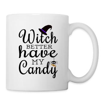Witch Better Have My Candy HARIZ Halloween Horror - Mug - white - Right