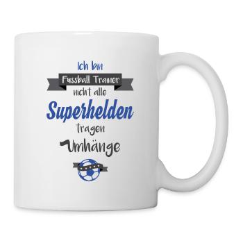 Fussball Trainer - Tasse - Weiß - Rechts