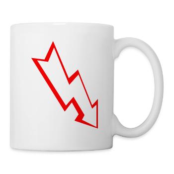 RED ARROW (BD) - Mug blanc - blanc - Droite