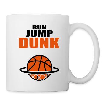 Basket Basketball Ball basketball mannschaft - Tasse - Weiß - Rechts