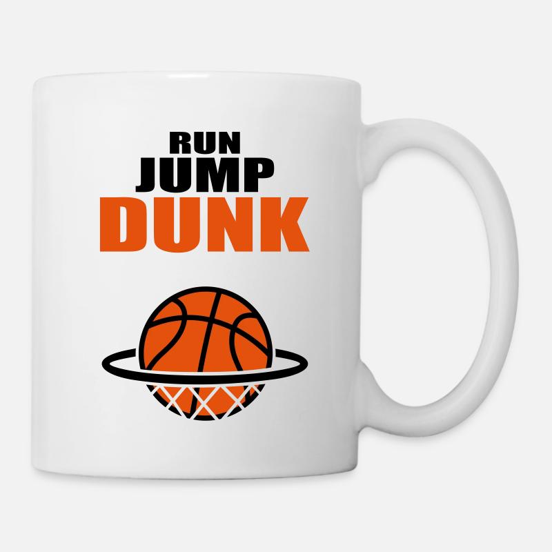 basket-ball basket basketball - Mug blanc - blanc