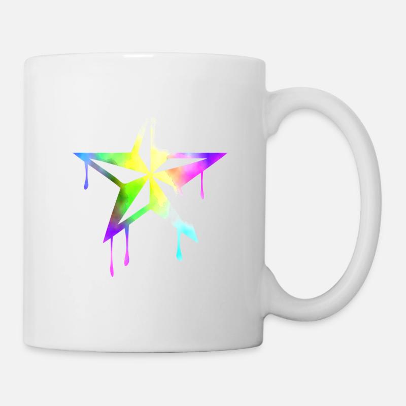 nautic_star_watercolor - Mug blanc - blanc