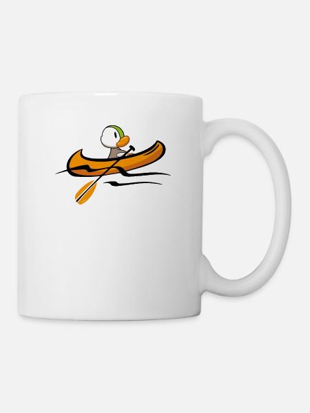 Canoe duck 2 - Mug - white
