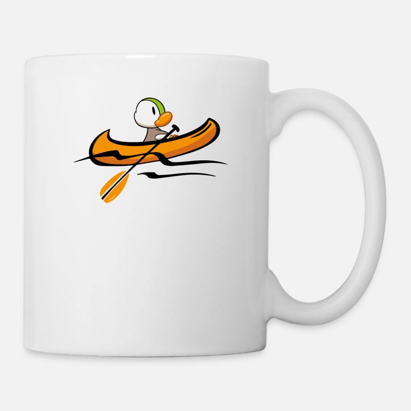 Kanu-Duck 2 - Tasse - Weiß