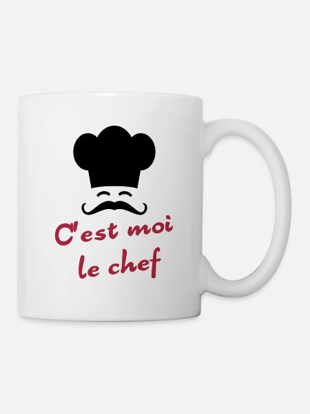 C'est moi le chef - Mug - white