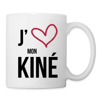 J'aime mon Kiné - Mug - white - Right