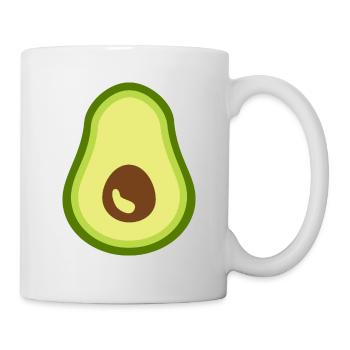 Avocado - Tasse - Weiß - Rechts