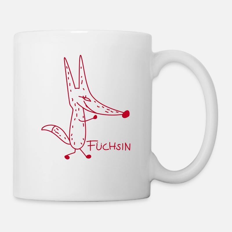 Schlaue Füchsin (a) - Tasse - Weiß