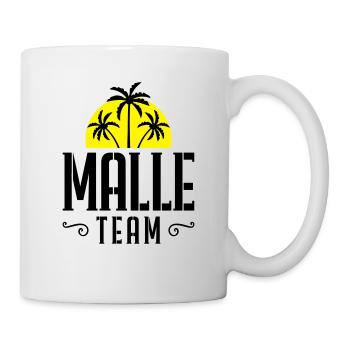 Malle team sun - Mug - white - Right