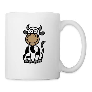 Süße Kuh - Tasse - Weiß - Rechts