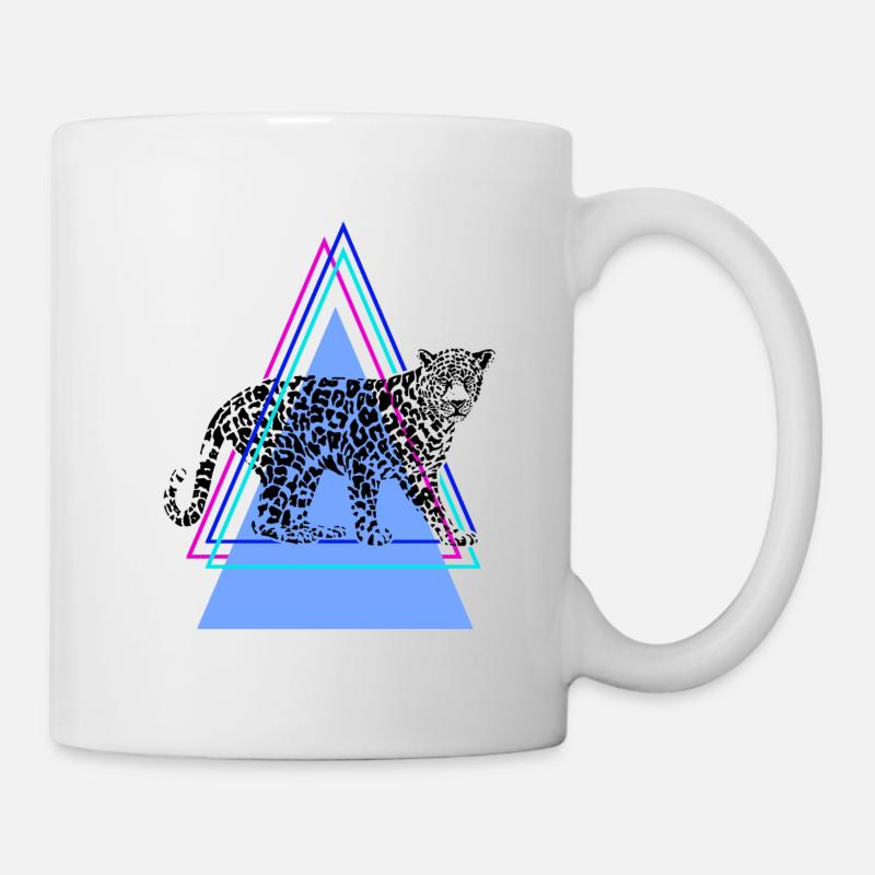 Gepard Leopard Raubtier Katze Jaguar - Tasse - Weiß