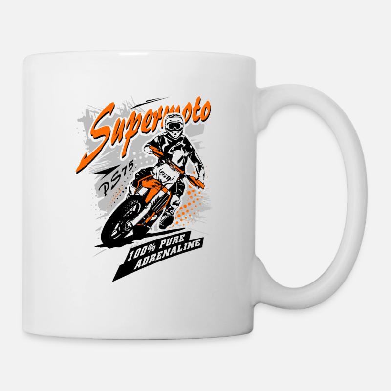 Supermotard - Supermotard - Mug blanc - blanc