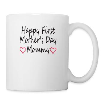 Premier bébé fête des mères - Mug blanc - blanc - Droite