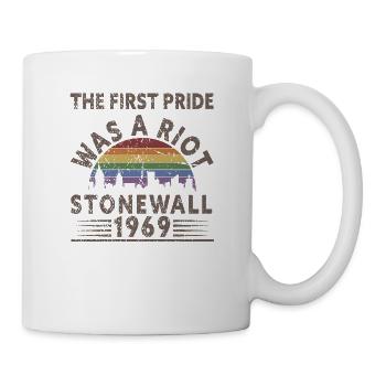 Gay Pride Stonewall Riot 1969 - Tasse - Weiß - Rechts