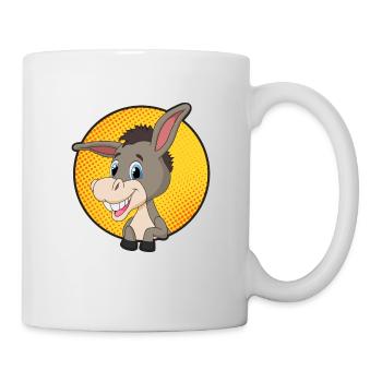 Gift idea donkey fans, boys, children, girls - Mug - white - Right