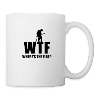 Pompier pompier senteur - Mug blanc - blanc - Droite