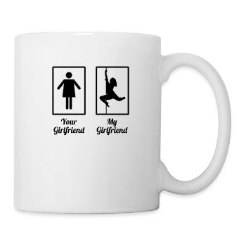 Pole dance dancer funny pole dance gift - Mug - white - Right