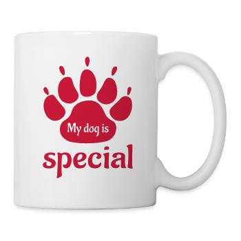My dog is special - Mug - white - Right