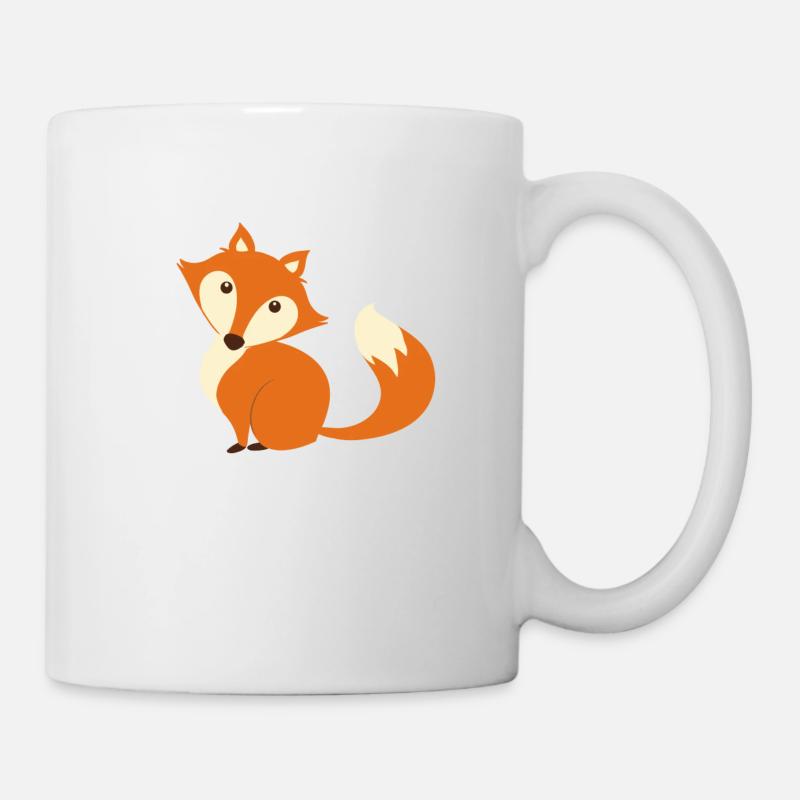 Fuchs - Tasse - Weiß